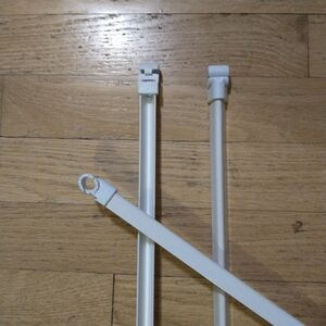 White Vinyl Blind Slats - Set of 3